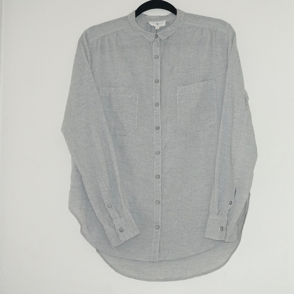 Lou & Grey Striped Button Up